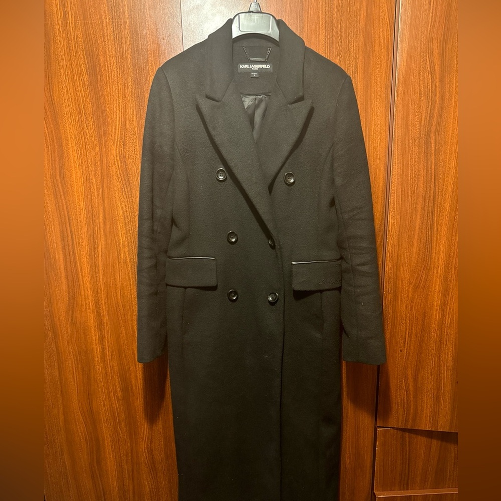 Karl laggerfield double breasted wool coat, XS
